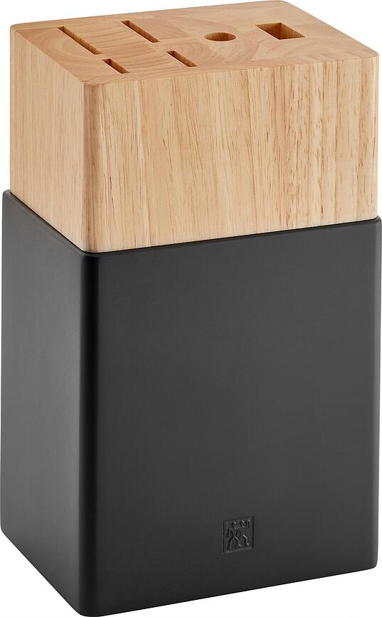 All Star Set de Couteaux avec Bloc, 4 couteaux, ciseaux et aiguiseur, noir