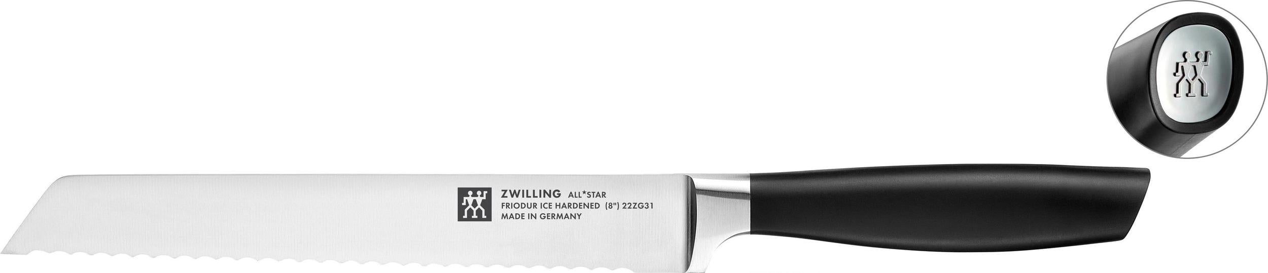 All Star Brotmesser 20 cm silberfarben