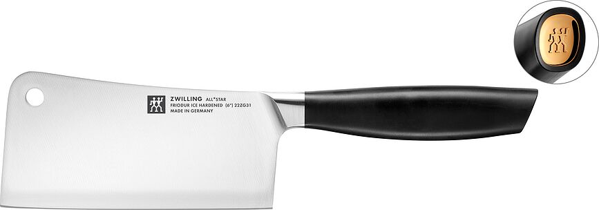 All Star Hackmesser 15 cm goldfarben