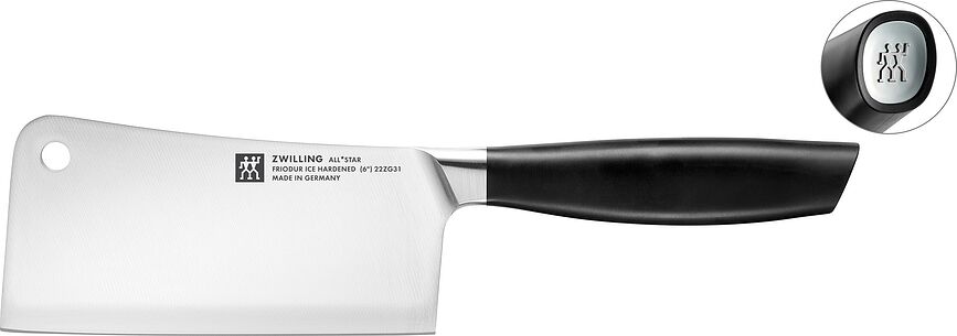 All Star Hackmesser 15 cm silberfarben