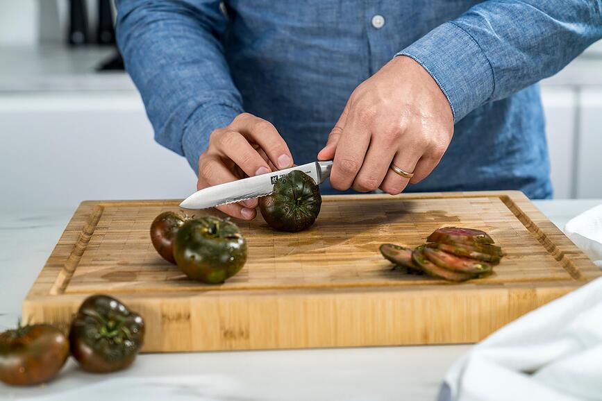 All Star Nož univerzalni nazubljeni 13 cm srebrni