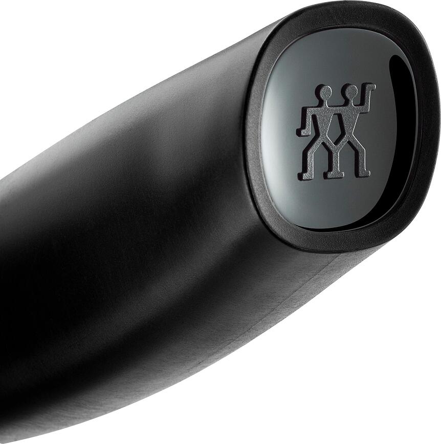 All Star Blok za nože samoostrilni, črn, s 5 noži in škarjami, srebrni noži