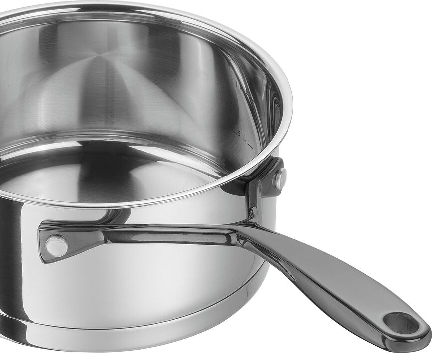 Batería de Cocina Bellasera, con mangos negros, Set de 5 piezas