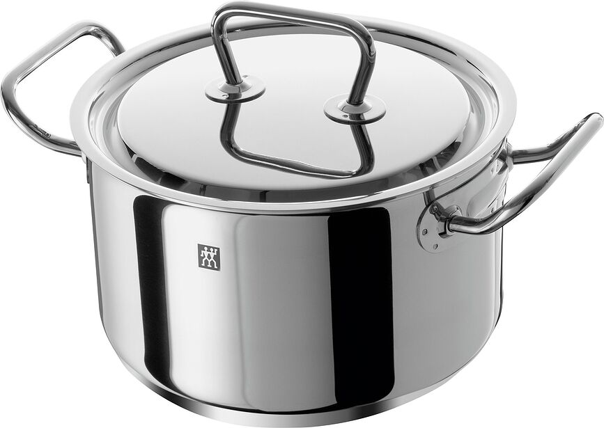 Batería de Cocina Twin Classic, de perfil bajo, con cazo, Set de 5 piezas