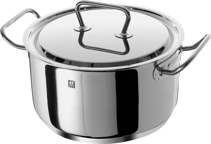 Batería de Cocina Twin Classic, de perfil bajo, con cazo, Set de 5 piezas