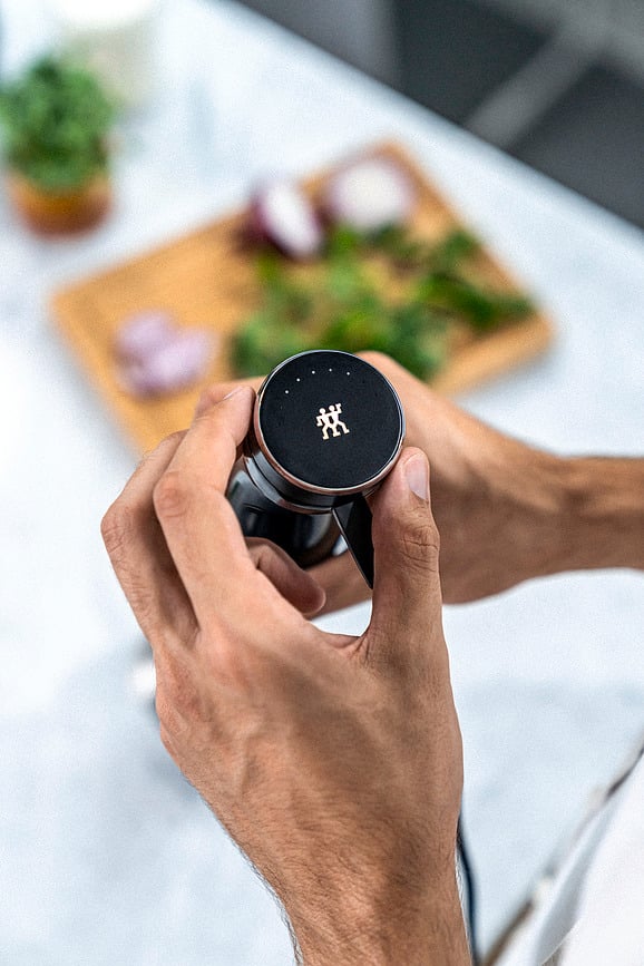 Batidora de mano Enfinigy, blanca