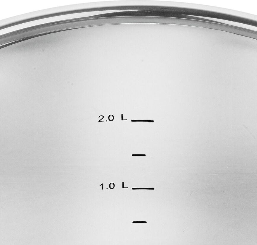 Bellasera Batterie de Cuisine avec poignées noires, Set 5 pièces