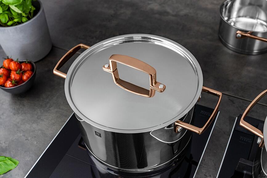 Bellasera Set Posuđa s crnim ručkama 5-dijelni set