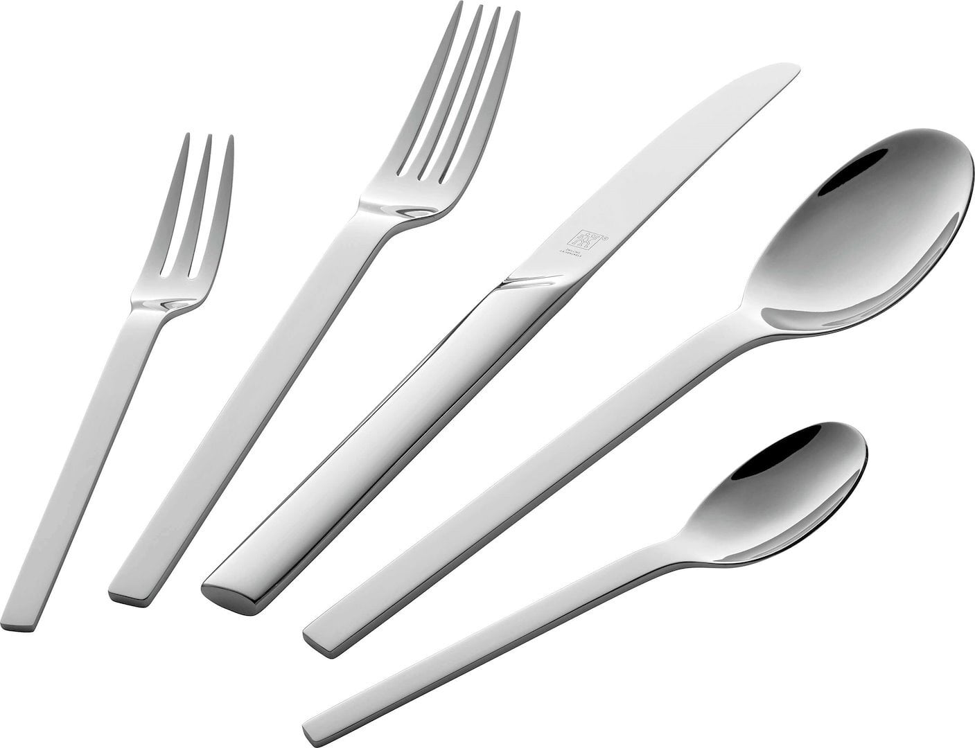Besteckset Minimale, polierter Edelstahl, 60-teilig