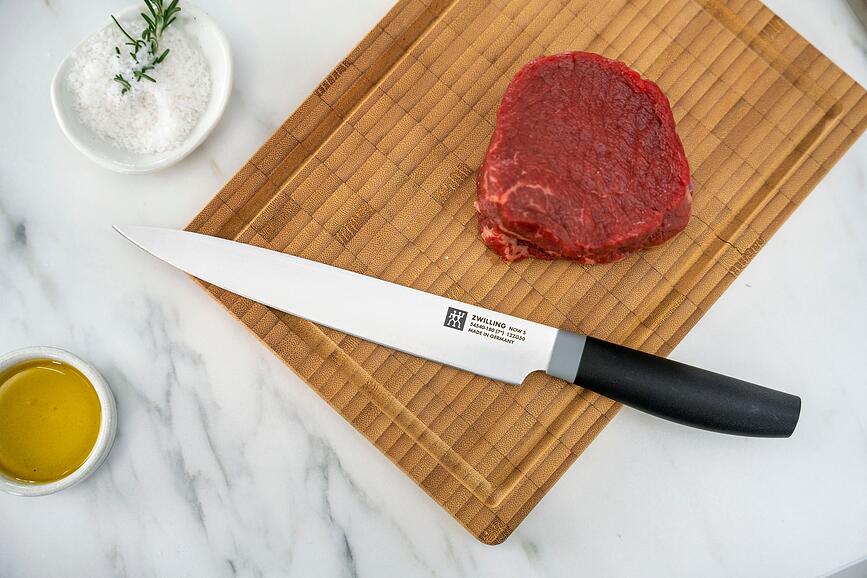 Bloque de Cuchillos Now S, negro, Set de 3 piezas