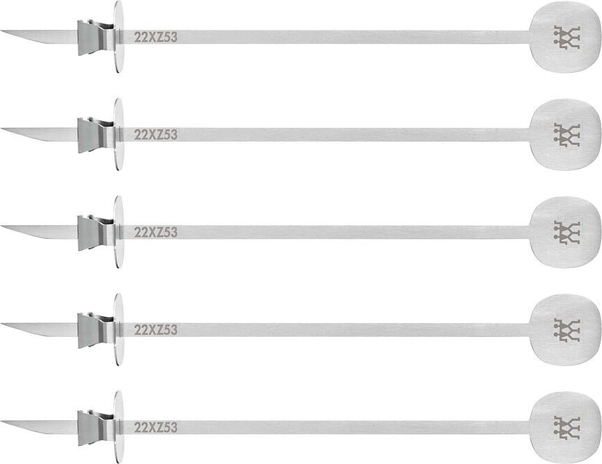 Brochetas BBQ+, para barbacoa, 5 unidades