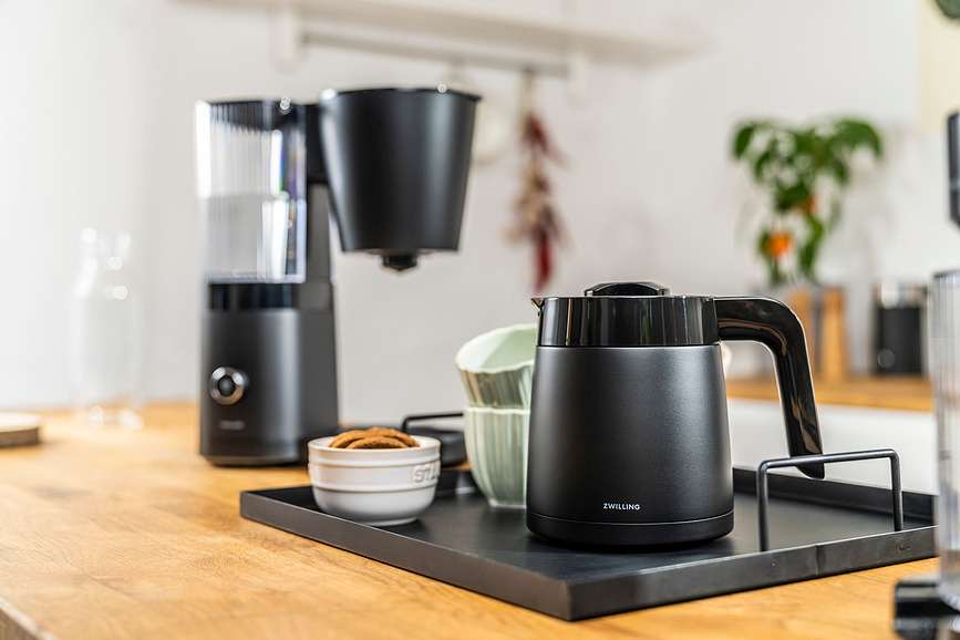 Cafetera de Goteo Enfinigy, 1,25 L, negra