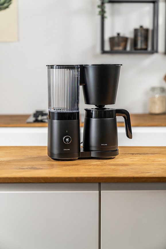 Cafetera de Goteo Enfinigy, 1,25 L, negra