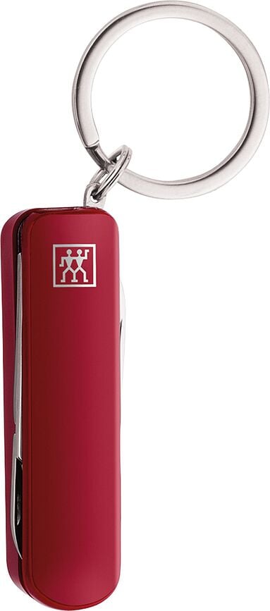 Classic Inox Outil Multifonction pour ongles, rouge