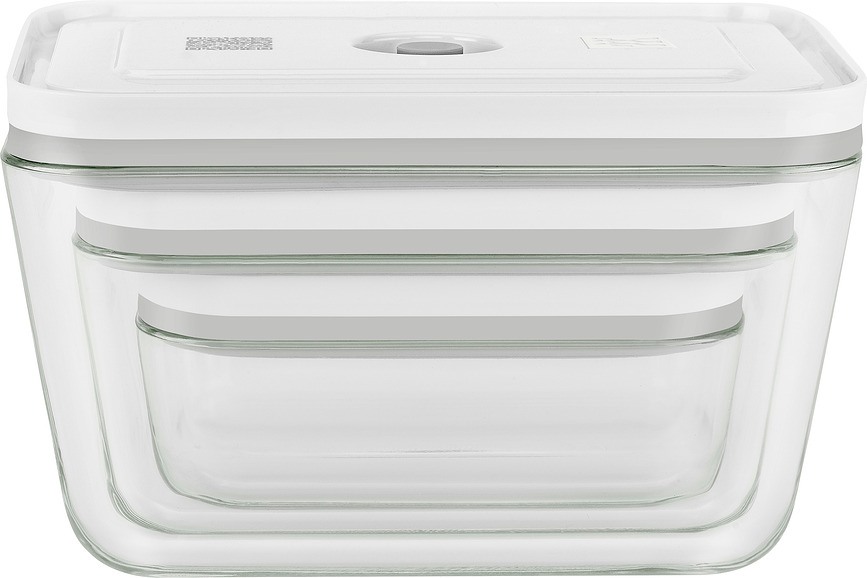 Contenedores al vacío de cristal Zwilling Fresh & Save, Pack de 3
