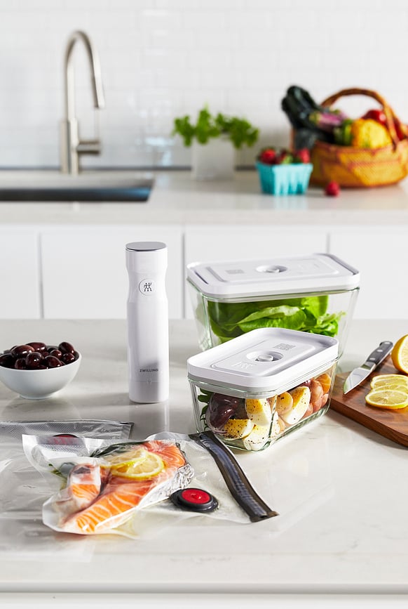 Contenedores al vacío de cristal Zwilling Fresh & Save, Pack de 3