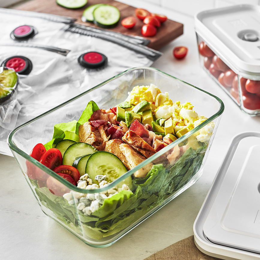 Contenedores al vacío de cristal Zwilling Fresh & Save, Pack de 3