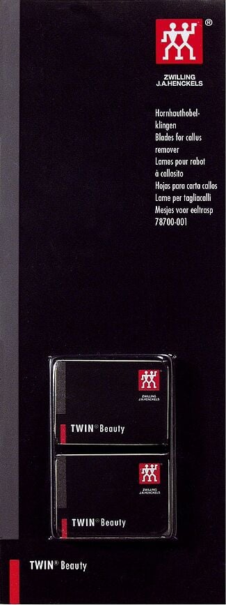 Cuchillas de recambio Classic Inox, para raspador de durezas, 20 unidades