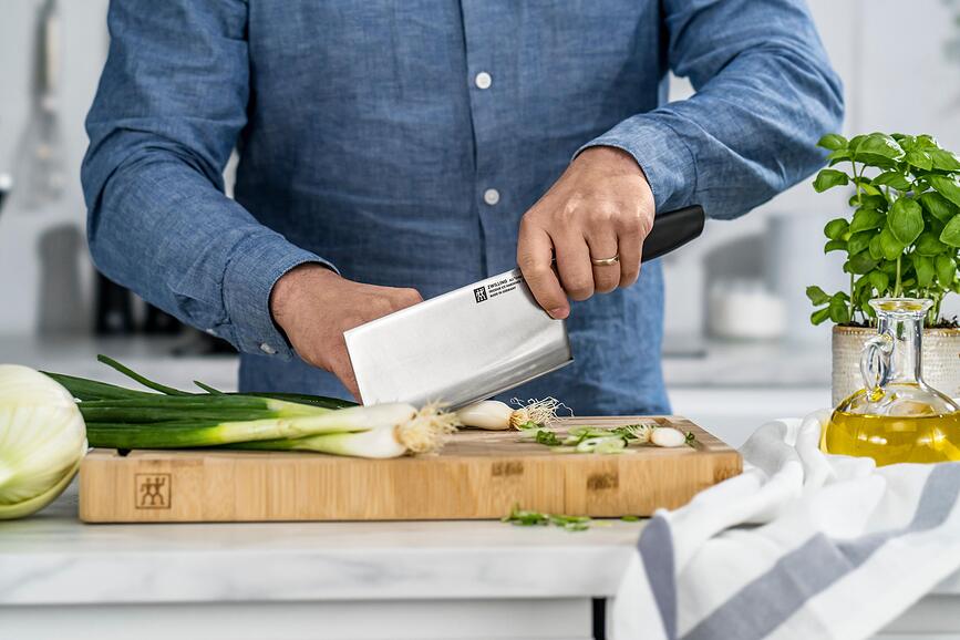 Cuchillo de Chef Chino All Star, 18 cm, dorado mate