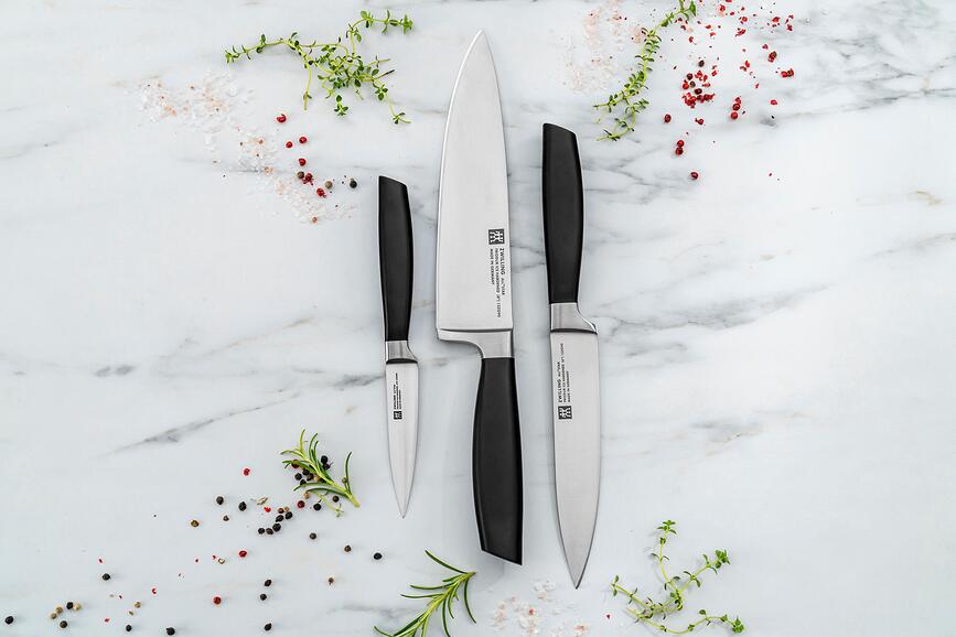 Cuchillo para fiambres All Star, 20 cm, dorado mate