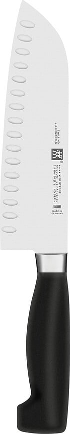 Cuchillo Santoku alveolado Four Star, 18 cm