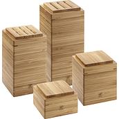 Daiktų laikymo dėžė Zwilling Storage bambuko 4 vnt.