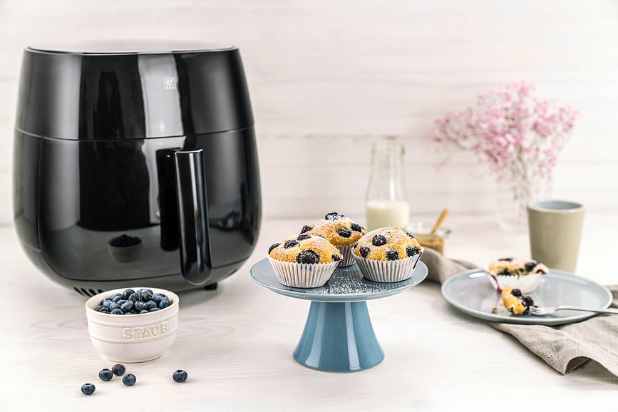 Electrics Air Fryer Cvrtnik na vroč zrak, 4 l, črn