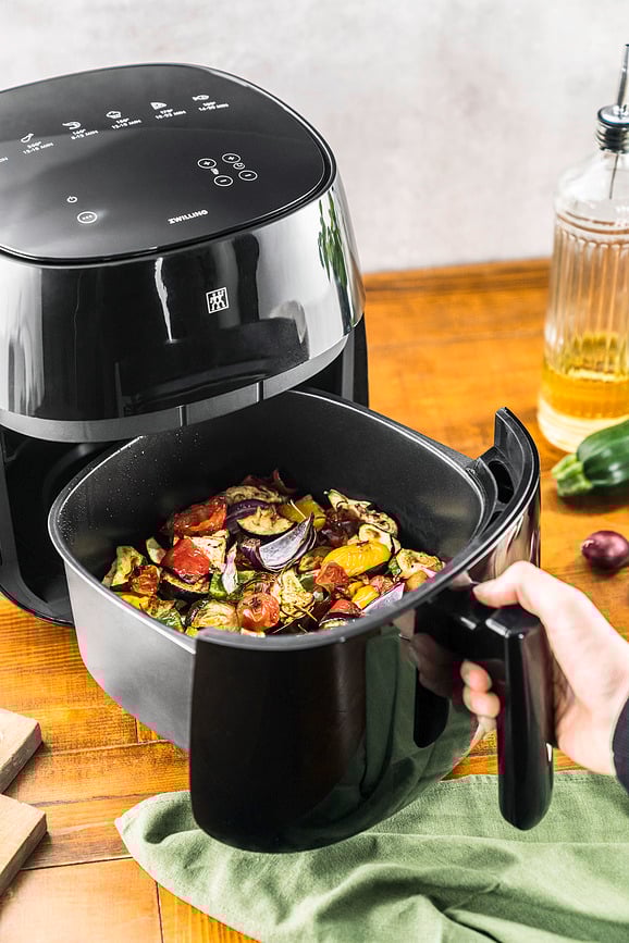 Electrics Air Fryer Friteuse sans huile, 4 L, noire