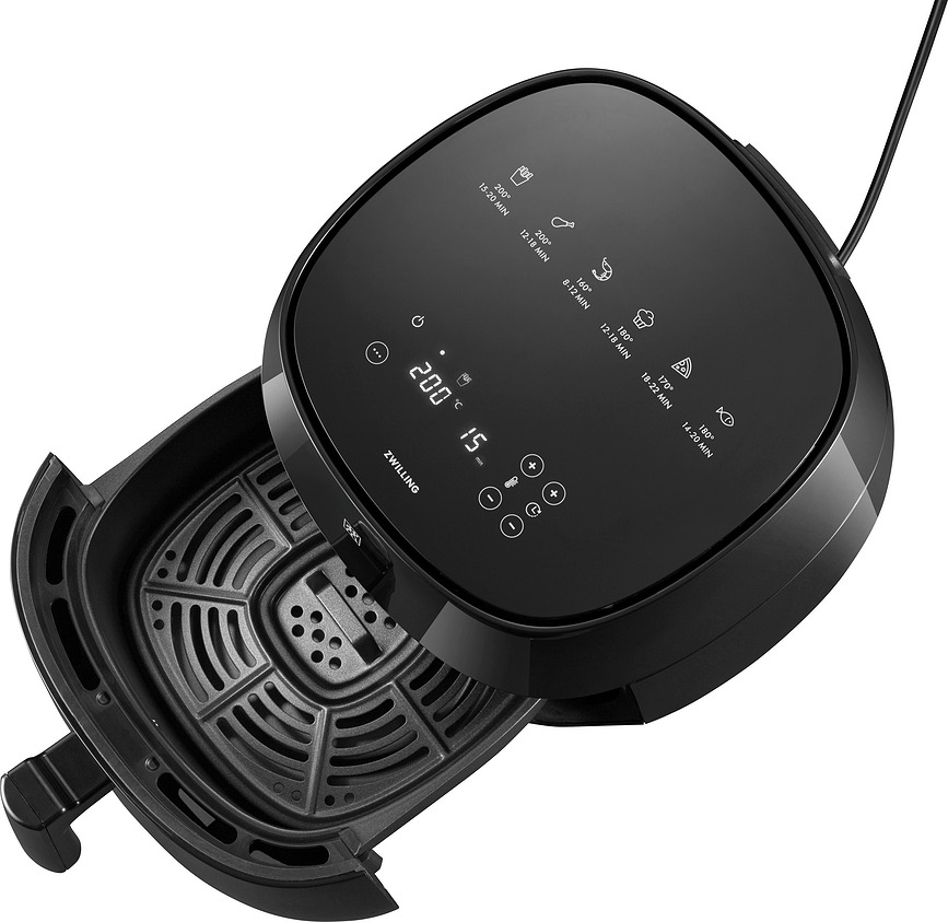 Electrics Air Fryer Friteuse sans huile, 4 L, noire