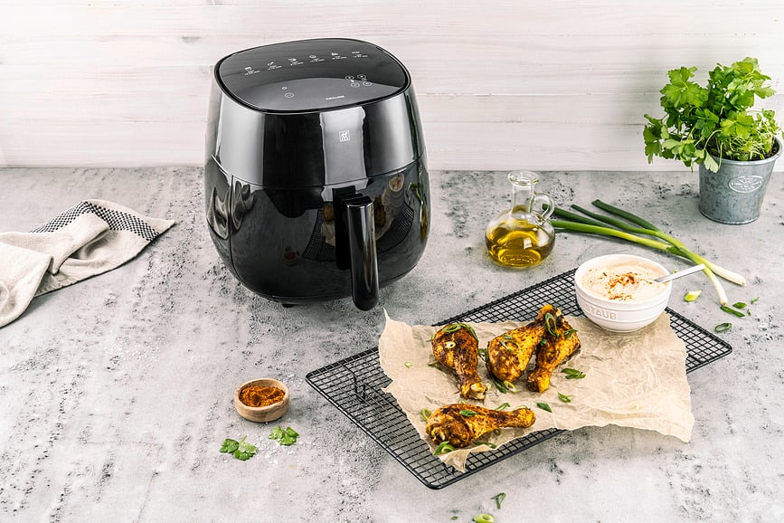 Electrics Air Fryer Friteza na vrući zrak 4 L crna