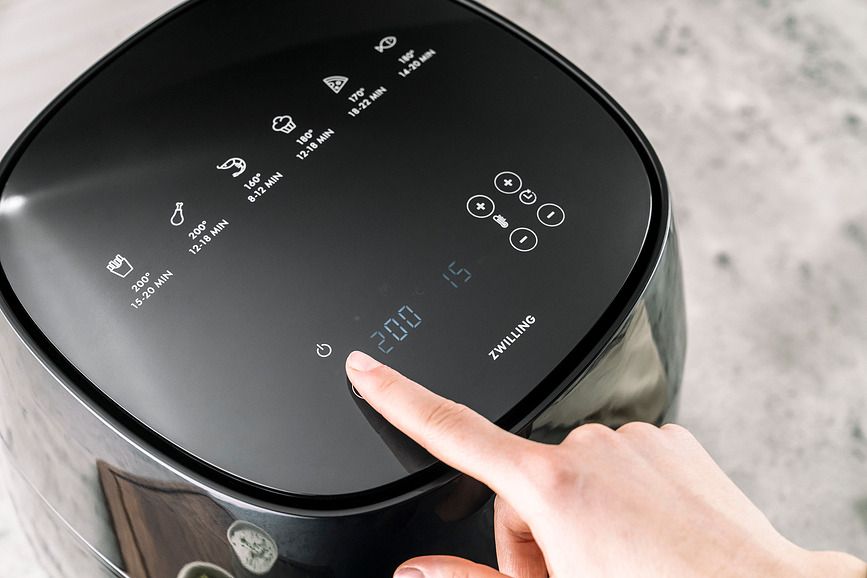 Electrics Air Fryer Φριτέζα Αέρος, 4 λίτρα, μαύρη