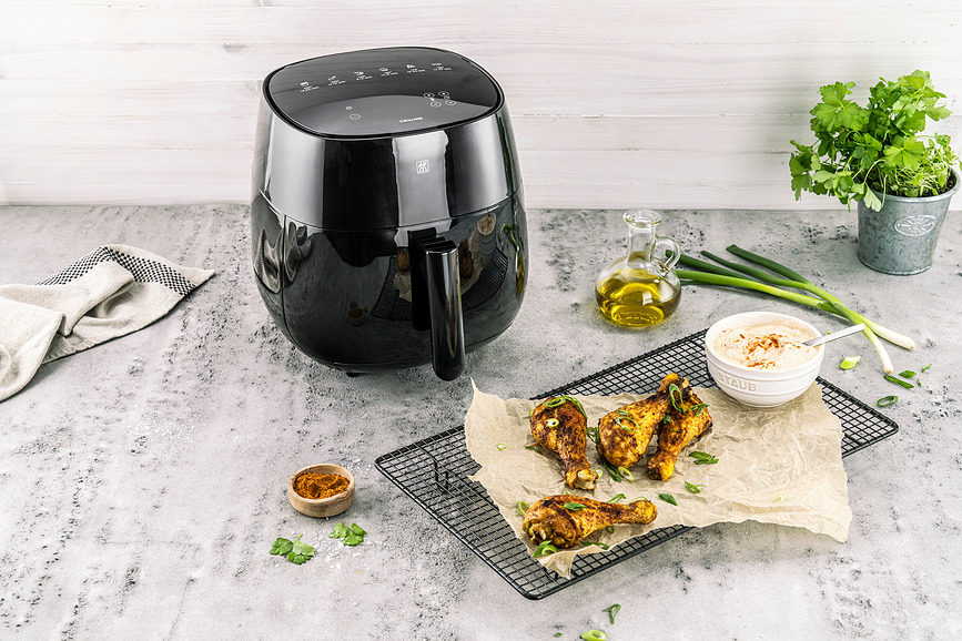 Electrics Air Fryer Φριτέζα Αέρος, 4 λίτρα, μαύρη