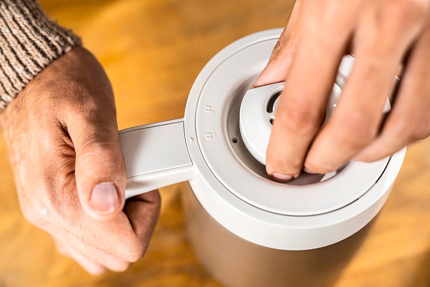 Enfinigy Aparat za filter kavu 1,25 l crni