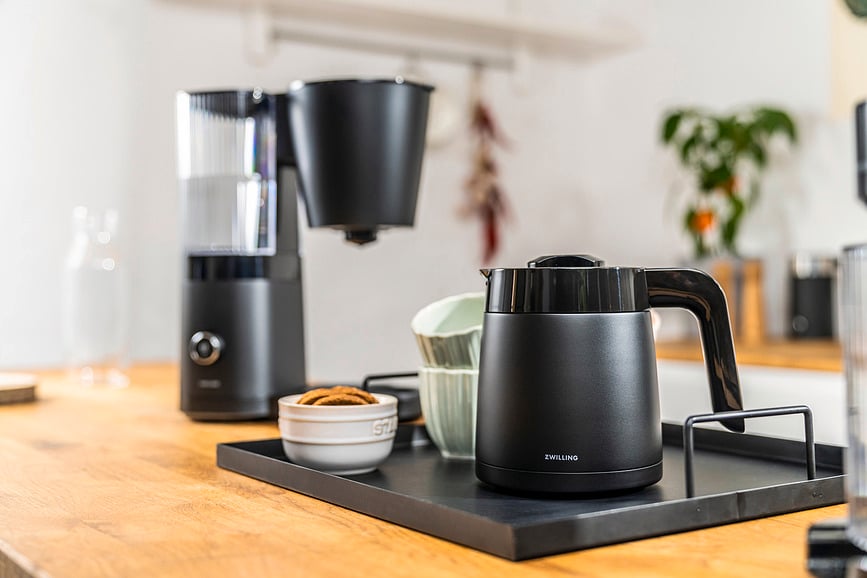 Enfinigy Aparat za filter kavu 1,25 l crni