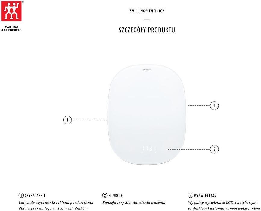 Enfinigy Balance de Cuisine, noire