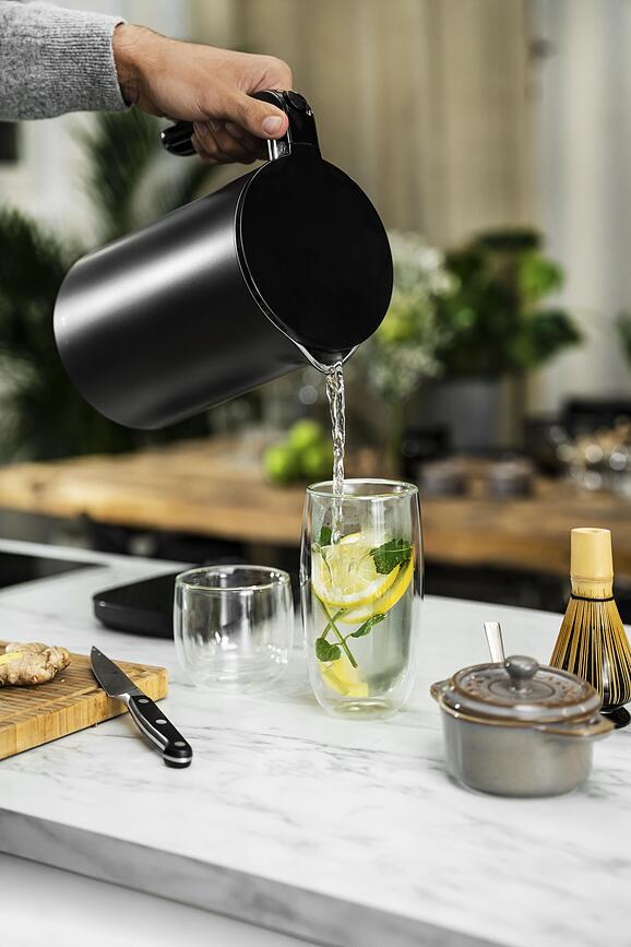 Enfinigy Bouilloire électrique 1,5 l, noire