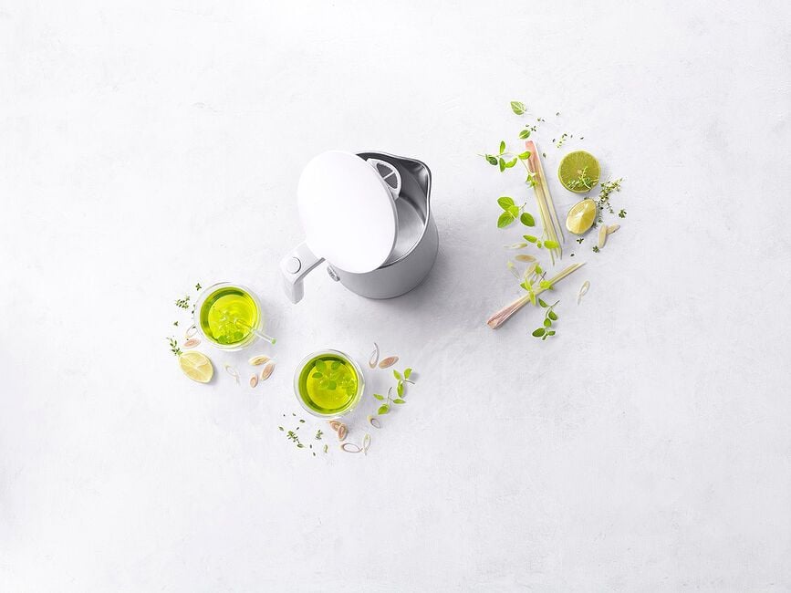 Enfinigy Bouilloire électrique, 1 L, argentée