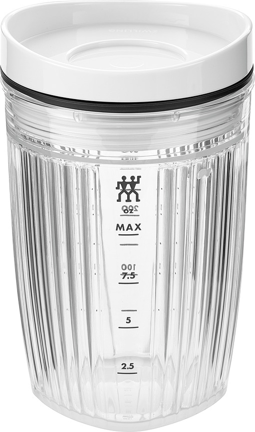 Enfinigy Bouteille pour blender 300 ml, noire, Set 3 pièces