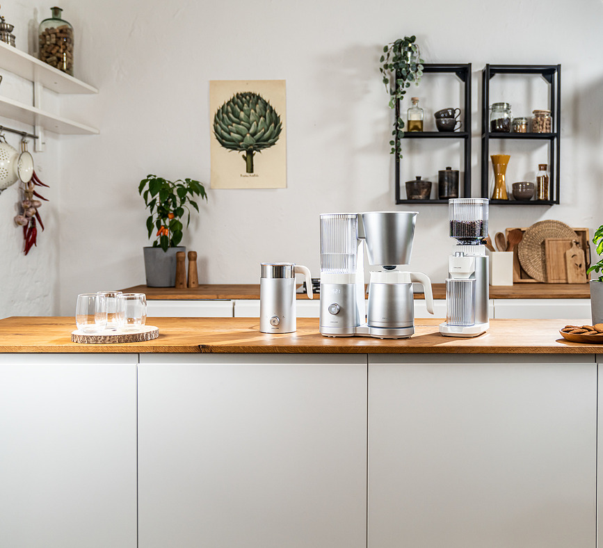 Enfinigy Cafetière à Filtre, 1,25 L, noire