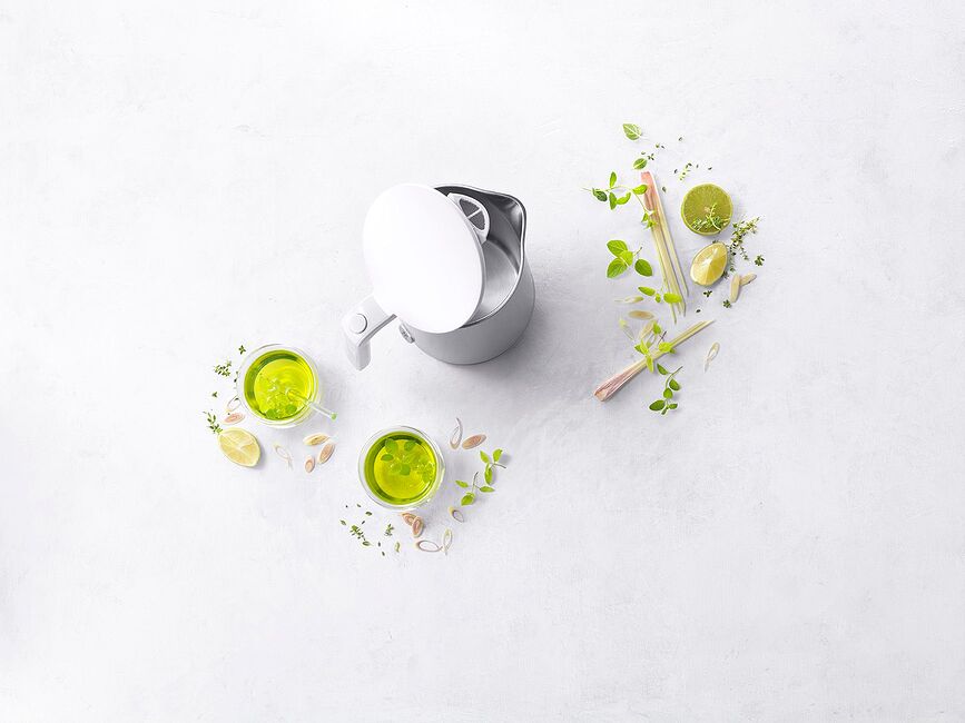 Enfinigy Električni grelnik vode, 1 l, srebrn