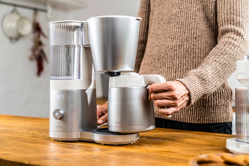 Enfinigy Filter aparat za kavo, 1,25 l, črn