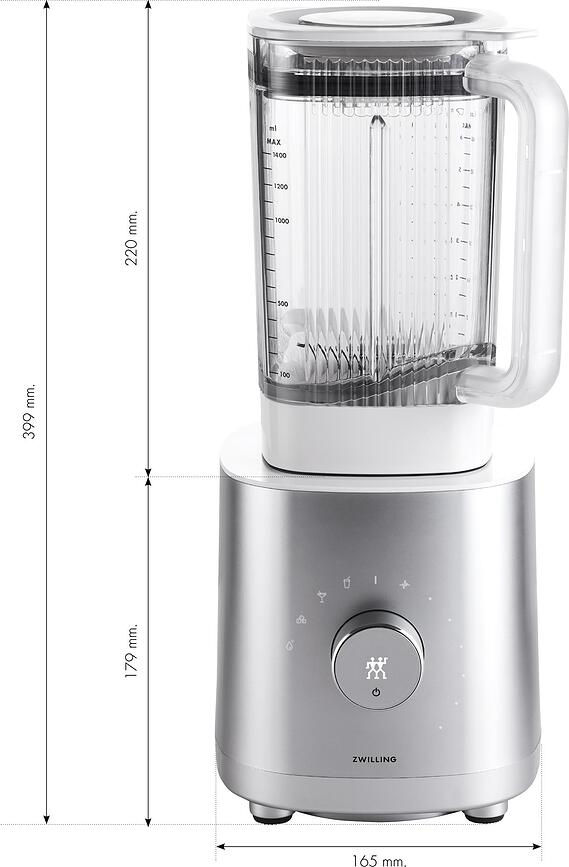 Enfinigy Blender 1,4 L, argenté