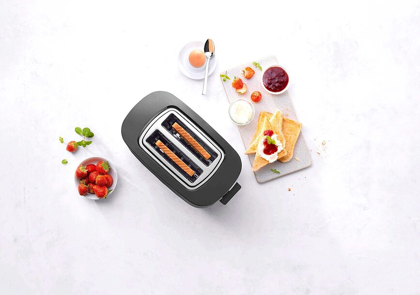 Enfinigy Φρυγανιέρα μικρή, με σχάρα, μαύρη