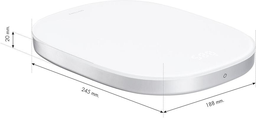 Enfinigy Ζυγαριά Κουζίνας, μαύρη