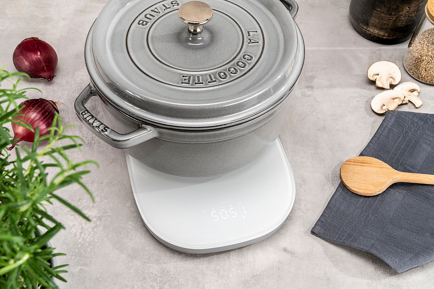 Enfinigy Ψηφιακή Ζυγαριά επαναφορτιζόμενη, λευκή