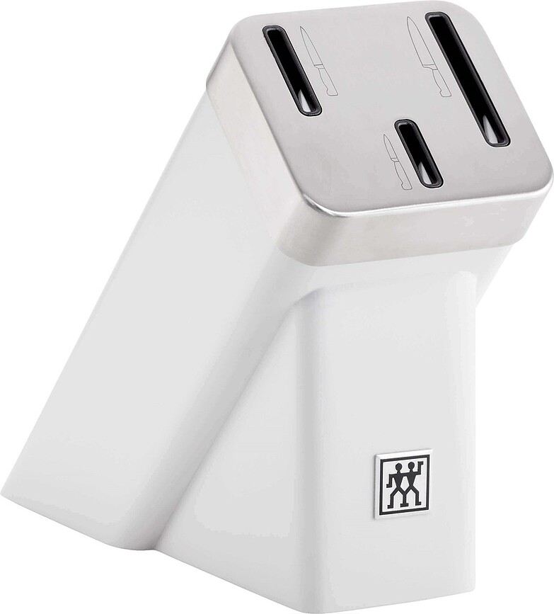 Four Star Bloc de Couteaux auto-affûtant avec 3 couteaux, en bois, Set 4 pièces