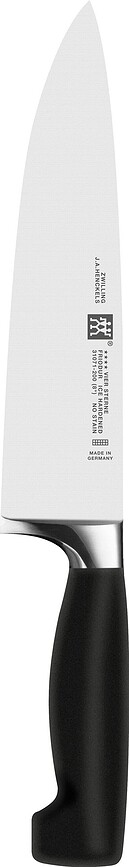 Four Star Bloc de Couteaux auto-affûtant avec 3 couteaux, en bois, Set 4 pièces