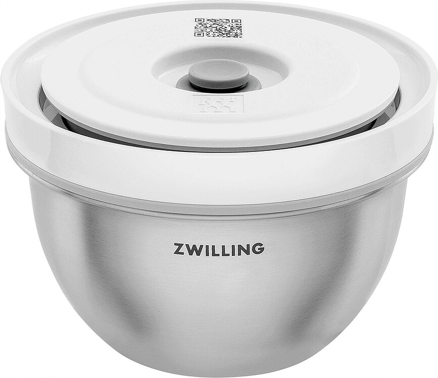 Fresh & Save Bol avec couvercle, 4 L, en acier