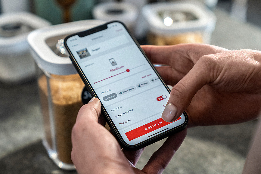 Fresh & Save Cube M Conteneurs sous vide, avec insert, étiquettes et marqueur craie, Set 10 pièces