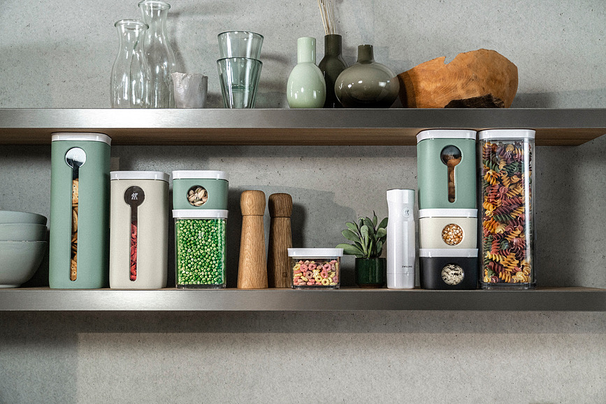 Fresh & Save Cube Pokrov za vakuumsko posodo, 320 ml, siv